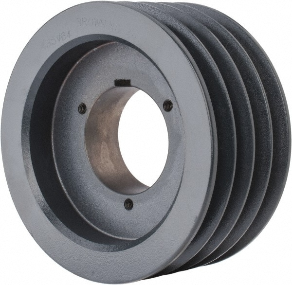 Browning 4B5V64 4B5V64 4 Groove, 5/8 to 2-1/4 Bore Diam, 6.68" Outside Diam, QD Bushed V Belt Sheave Image