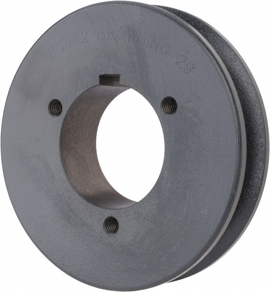 Browning 1B5V42 1B5V42 1 Groove, 1/2 to 2-7/16 Bore Diam, 4.48" Outside Diam, QD Bushed V Belt Sheave Image