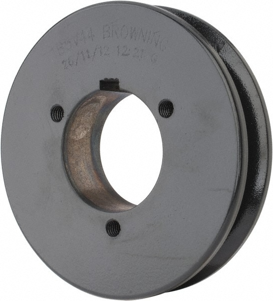 Browning 1B5V44 1B5V44 1 Groove, 1/2 to 2-7/16 Bore Diam, 4.68" Outside Diam, QD Bushed V Belt Sheave Image