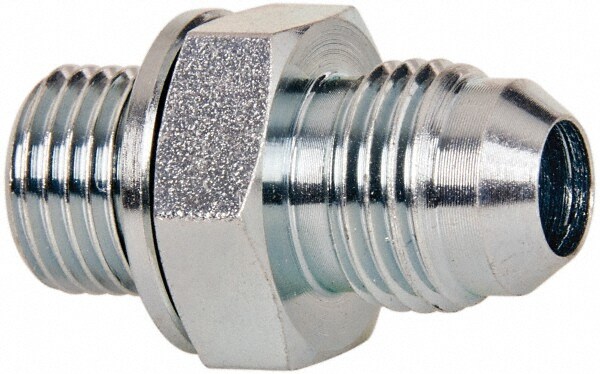 Industrial Pipe Adapter: 9/16-18 x 1/4" Male Thread, MJIC x MBSPP