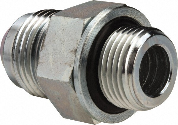 Industrial Pipe Adapter: 3/4-16 x 3/8" Male Thread, MJIC x MBSPP