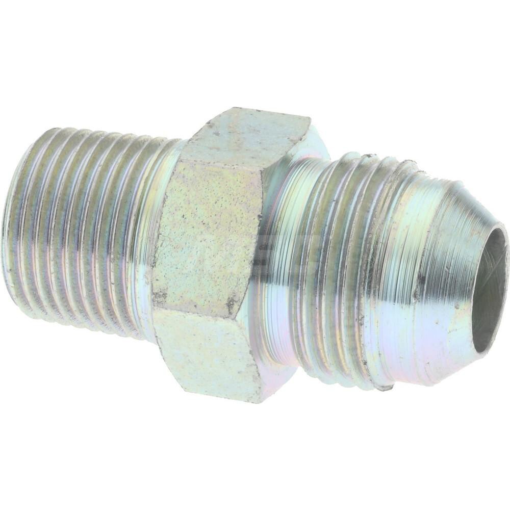 Industrial Pipe Adapter: 3/4-16 x 3/8" Male Thread, MJIC x MBSPT