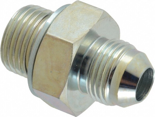 Industrial Pipe Adapter: 3/4-16 x 1/2" Male Thread, MJIC x MBSPP