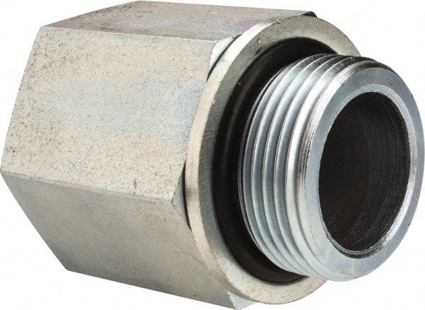 Voss PM 1633 Industrial Pipe Adapter: 1" Female Thread, M33 x 2 Male Thread, Male Metric x FNPT 