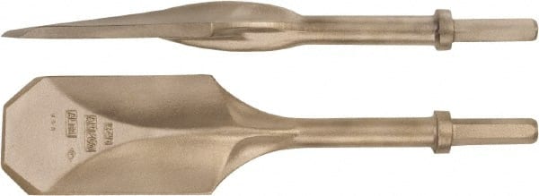 Hammer & Chipper Replacement Chisel: Digging, 4-1/2" Head Width, 20" OAL, 3-1/4" Shank Dia
