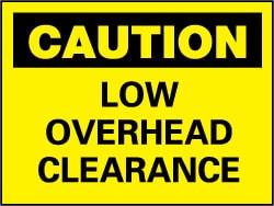 Accident Prevention Sign: Rectangle, 