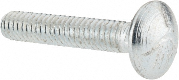 Value Collection - Carriage Bolt: 1/4-20, 1-1/2″ Length