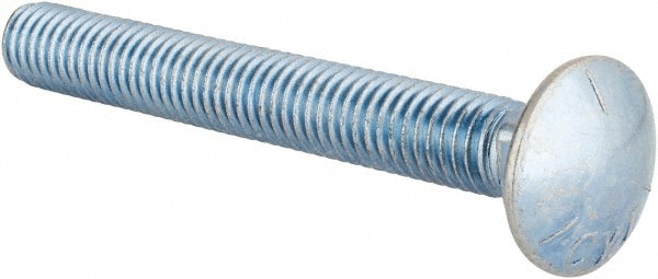 Value Collection R50000209 Carriage Bolt: 7/16-14, 3-1/2" Length Under Head, Square Neck Image