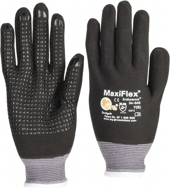 ATG - Work Gloves: X-Large, Micro-Foam Nitrile-Coated Nylon, General  Purpose - 87310116 - MSC Industrial Supply