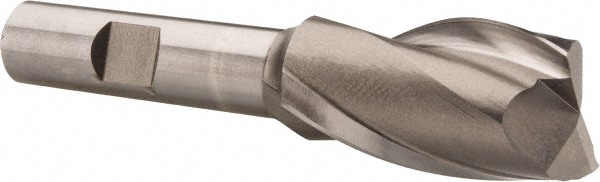 Hertel GG99914121 Square End Mill: 27/32 Dia, 1-1/2 LOC, 1/2 Shank Dia, 3-1/2 OAL, 2 Flutes, High Speed Steel Image