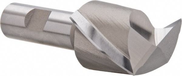 Hertel GG99914125 Square End Mill: 1-5/8 Dia, 1-5/8 LOC, 3/4 Shank Dia, 3-7/8 OAL, 2 Flutes, High Speed Steel Image