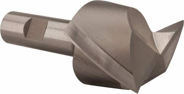 Hertel GG99914128 Square End Mill: 2 Dia, 1-5/8 LOC, 3/4 Shank Dia, 3-7/8 OAL, 2 Flutes, High Speed Steel Image