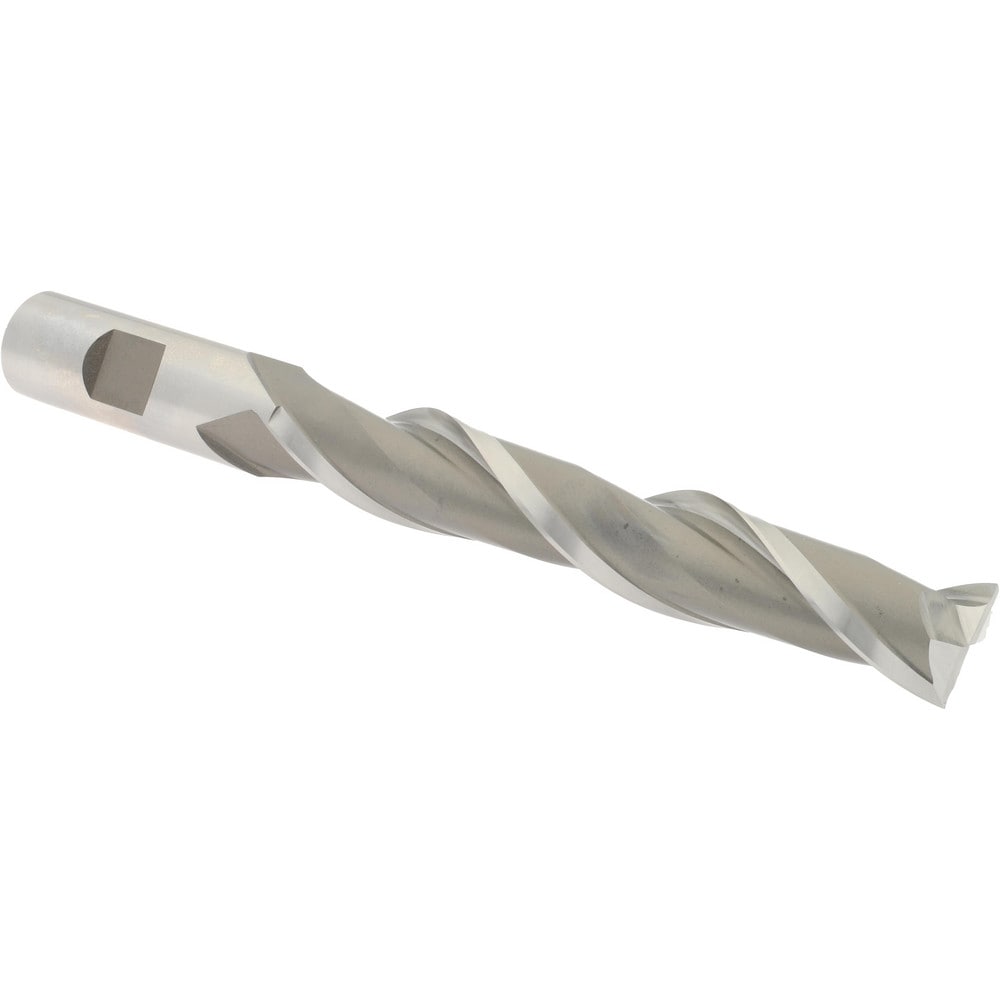 Hertel GG99914131 Square End Mill: 5/8 Dia, 4 LOC, 5/8 Shank Dia, 6-1/8 OAL, 2 Flutes, High Speed Steel Image