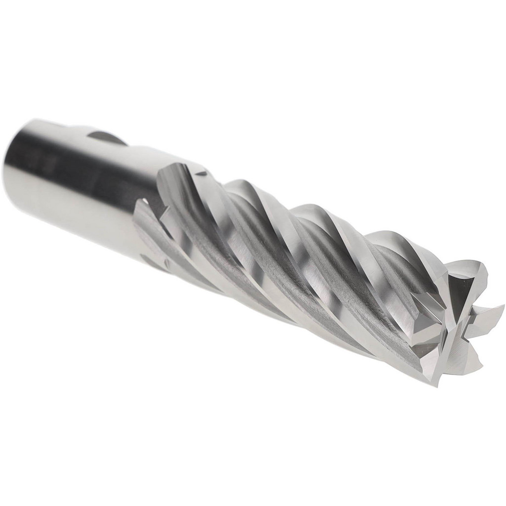Hertel GG042980 Square End Mill: 1 Dia, 3 LOC, 1 Shank Dia, 5-1/2 OAL, 6 Flutes, High Speed Steel Image