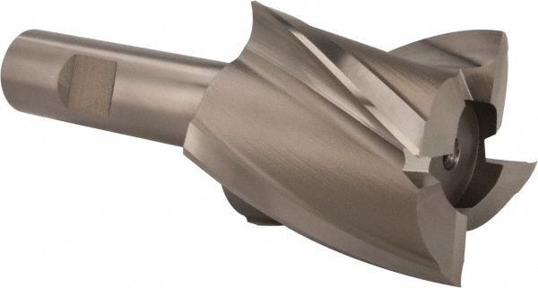 Hertel GG99914137 Square End Mill: 1-7/8 Dia, 2 LOC, 3/4 Shank Dia, 4-1/2 OAL, 4 Flutes, High Speed Steel Image