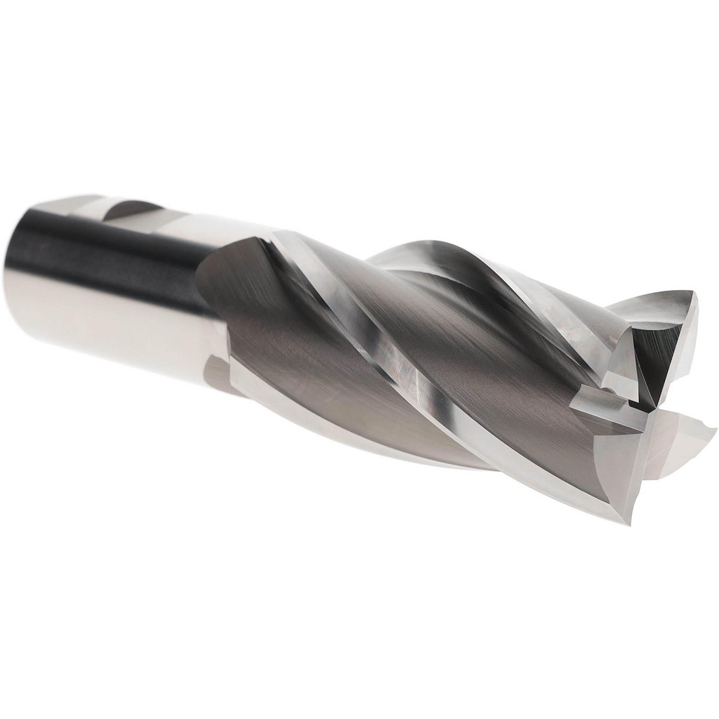 Hertel GG039982 Square End Mill: 1-1/2 Dia, 3 LOC, 1-1/4 Shank Dia, 5-1/2 OAL, 4 Flutes, High Speed Steel Image