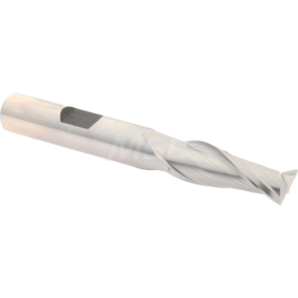 Hertel GG99914155 Square End Mill: 3/8 Dia, 1 LOC, 3/8 Shank Dia, 2-3/4 OAL, 2 Flutes, High Speed Steel Image
