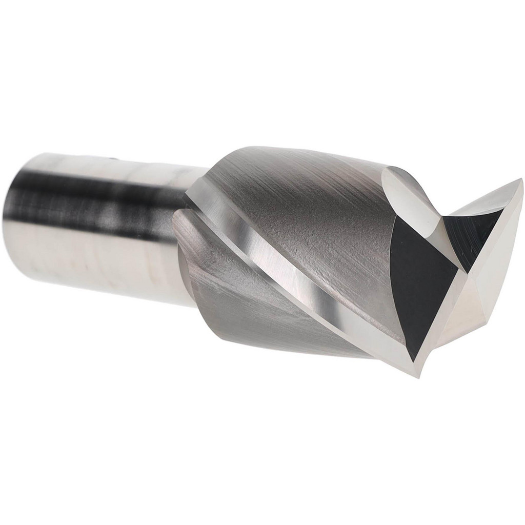 Hertel GG99914163 Square End Mill: 2 Dia, 2-1/4 LOC, 1-1/4 Shank Dia, 4-3/4 OAL, 2 Flutes, High Speed Steel Image