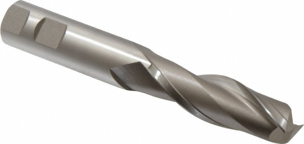 Hertel GG99916012 Square End Mill: 1 Dia, 3 LOC, 1 Shank Dia, 6-1/2 OAL, 2 Flutes, High Speed Steel Image