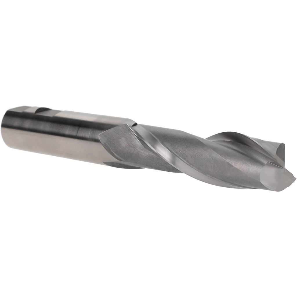 Hertel GG99916012 Square End Mill: 1 Dia, 3 LOC, 1 Shank Dia, 6-1/2 OAL, 2 Flutes, High Speed Steel Image