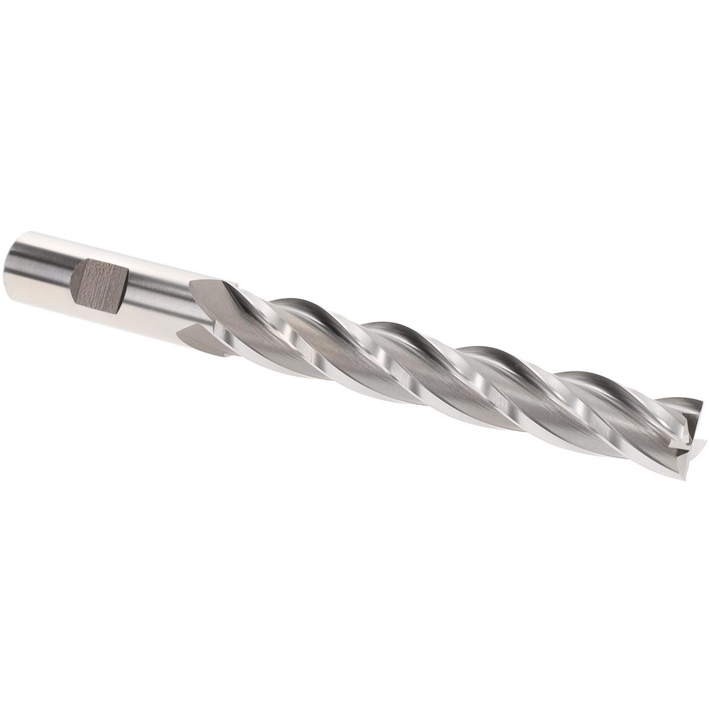 Hertel GG99914281 Square End Mill: 5/8" Dia, 4 Flutes, 4" LOC, High Speed Steel, 30 &deg; Helix Image