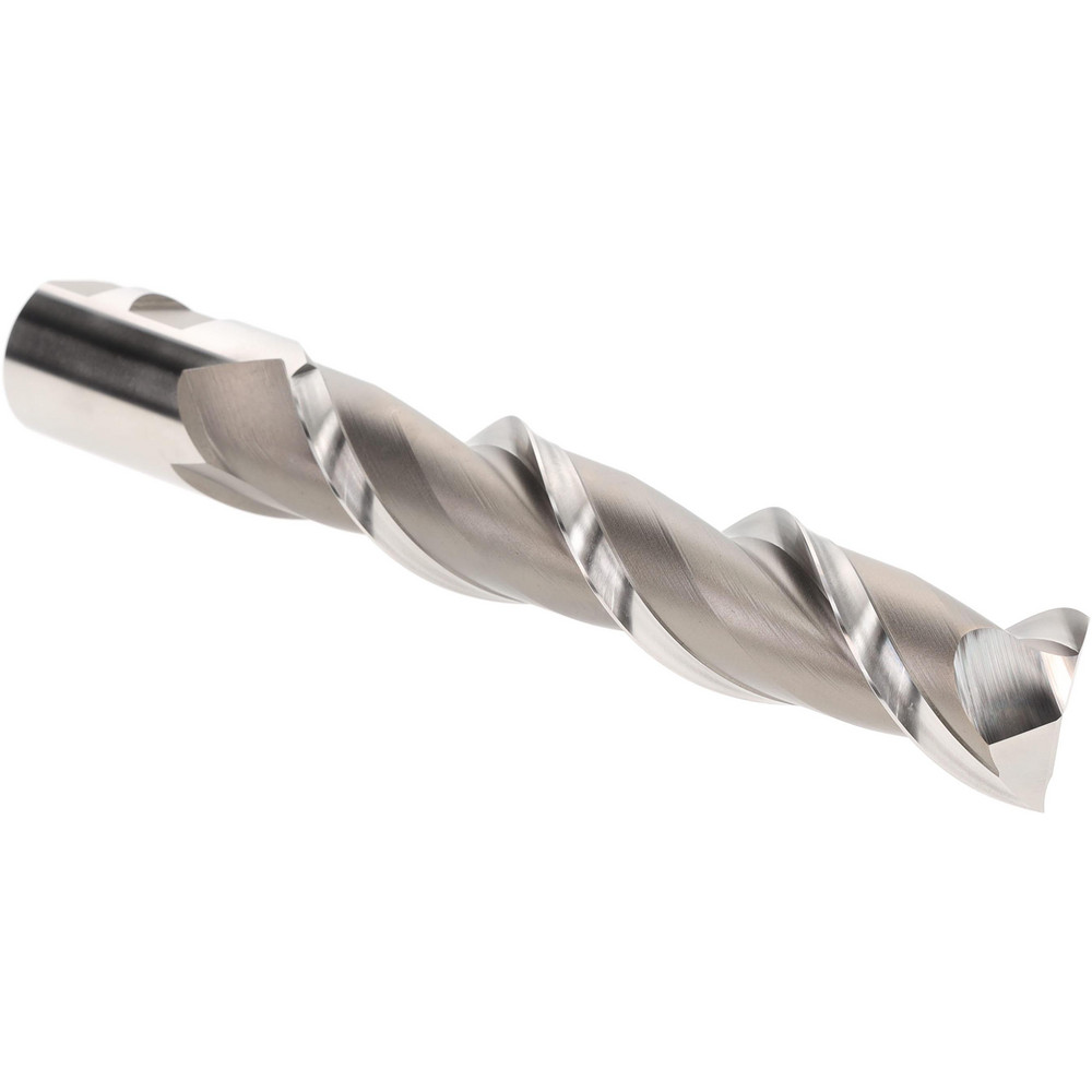 Hertel GG072116 Square End Mill: 1-1/4" Dia, 2 Flutes, 6" LOC, High Speed Steel, 42 &deg; Helix Image