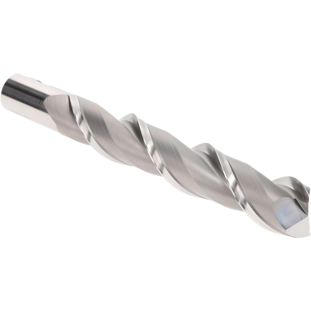 Hertel GG072132 Square End Mill: 1-1/2" Dia, 2 Flutes, 8" LOC, High Speed Steel, 42 ° Helix Image