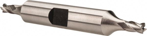 Hertel GG99914180 Square End Mill: 5/32 Dia, 15/64 LOC, 3/8 Shank Dia, 2-3/4 OAL, 4 Flutes, High Speed Steel Image