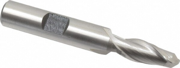 Hertel E2110020 Ball End Mill: 0.3125" Dia, 0.75" LOC, 2 Flute, Cobalt Image