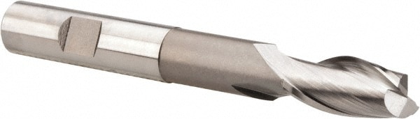 Hertel E299914061 Square End Mill: 1/2 Dia, 1 LOC, 1/2 Shank Dia, 4 OAL, 2 Flutes, Cobalt Image