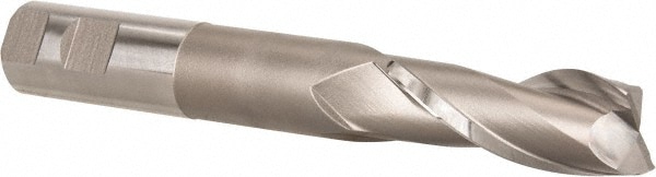 Hertel E299914063 Square End Mill: 1 Dia, 2-1/2 LOC, 1 Shank Dia, 7-1/4 OAL, 2 Flutes, Cobalt Image