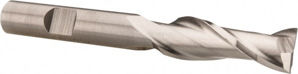 Hertel E299914093 Square End Mill: 7/16 Dia, 1-1/4 LOC, 3/8 Shank Dia, 3-1/4 OAL, 2 Flutes, Cobalt Image