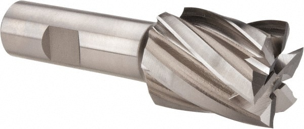 Hertel E299914040 Square End Mill: 1-1/4 Dia, 1-1/2 LOC, 3/4 Shank Dia, 3-7/8 OAL, 6 Flutes, Cobalt Image