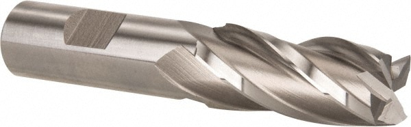 Hertel E2039052 Square End Mill: 13/16 Dia, 1-7/8 LOC, 3/4 Shank Dia, 4-1/8 OAL, 4 Flutes, Cobalt Image