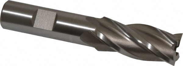 Hertel E2031909 Square End Mill: 3/4 Dia, 1-5/8 LOC, 5/8 Shank Dia, 3-3/4 OAL, 4 Flutes, Cobalt Image