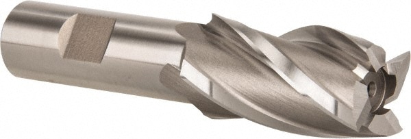 Hertel E2031919 Square End Mill: 1 Dia, 1-7/8 LOC, 3/4 Shank Dia, 4-1/8 OAL, 4 Flutes, Cobalt Image