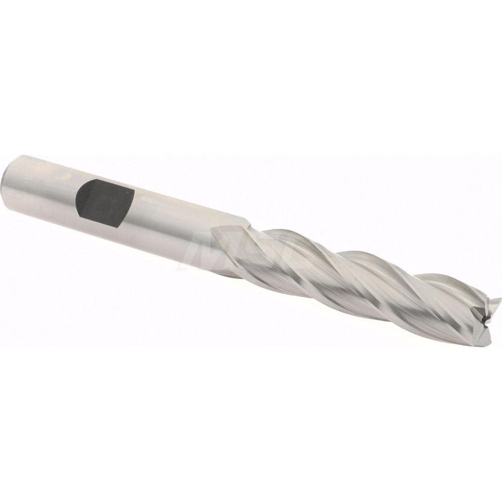 Hertel E2034024 Square End Mill: 3/8 Dia, 1-1/2 LOC, 3/8 Shank Dia, 3-1/4 OAL, 4 Flutes, Cobalt Image