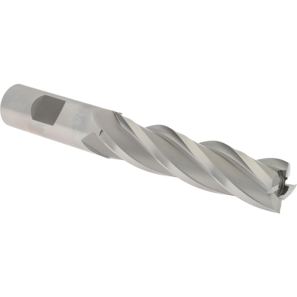 Hertel E2034048 Square End Mill: 3/4 Dia, 3 LOC, 3/4 Shank Dia, 5-1/4 OAL, 4 Flutes, Cobalt Image