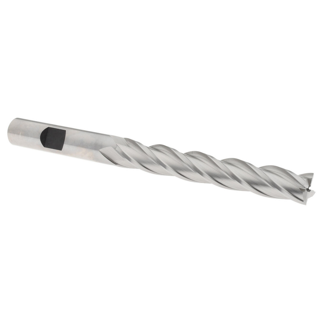 Hertel E2036024 Square End Mill: 3/8 Dia, 2-1/2 LOC, 3/8 Shank Dia, 4-1/4 OAL, 4 Flutes, Cobalt Image