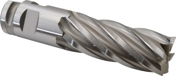 Hertel E299914218 Square End Mill: 2 Dia, 5 LOC, 2 Shank Dia, 8-3/4 OAL, 6 Flutes, Cobalt Image