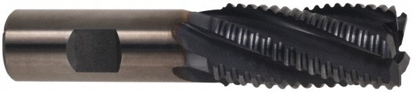 Hertel 84512722 Square End Mill: 1 Dia, 1 LOC, 1 Shank Dia, 3-1/2 OAL, 5 Flutes, Cobalt Image