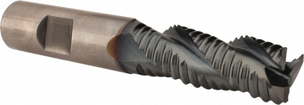 Hertel 84511724 Square End Mill: 5/8 Dia, 1-5/8 LOC, 5/8 Shank Dia, 3-3/4 OAL, 3 Flutes, Cobalt Image