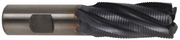 Hertel 84511898 Square End Mill: 7/8 Dia, 1-7/8 LOC, 3/4 Shank Dia, 4-1/8 OAL, 5 Flutes, Cobalt Image