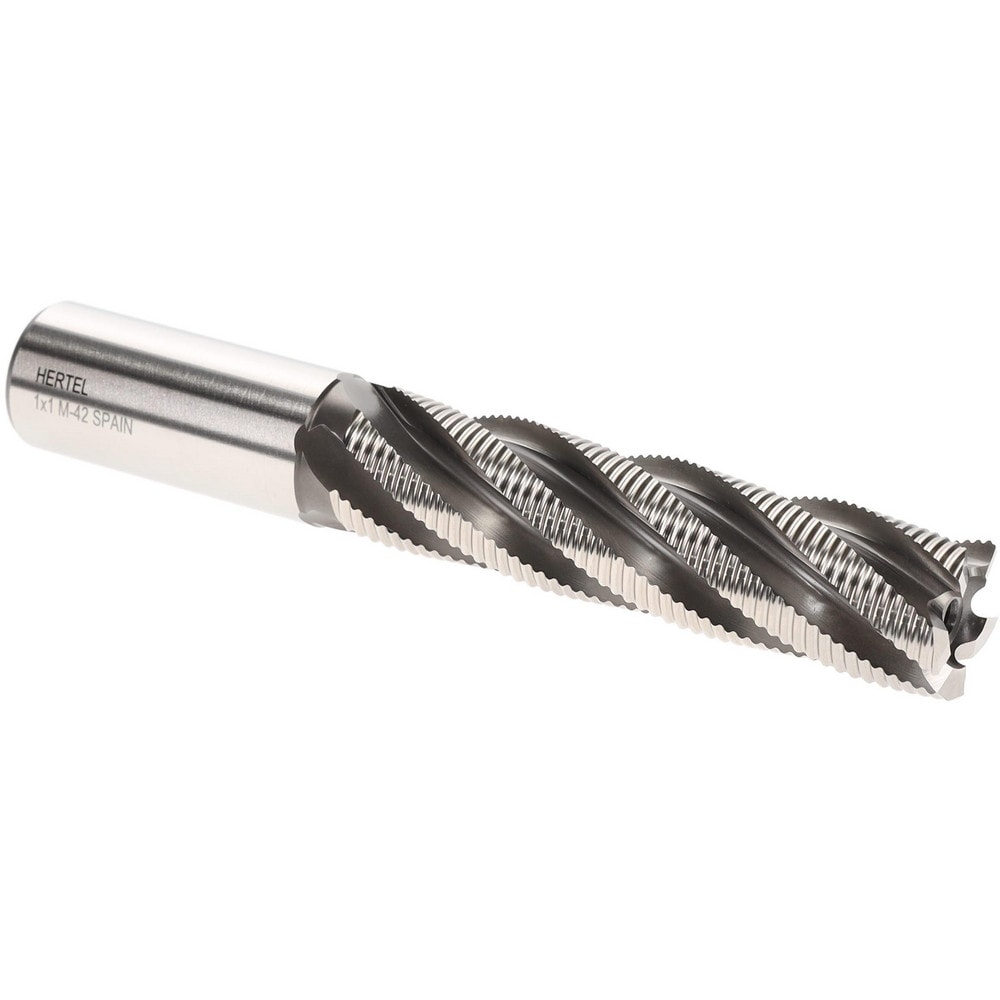 Hertel 84512052 Square End Mill: 1" Dia, 5 Flutes, 4" LOC, Cobalt, 30 ° Helix Image