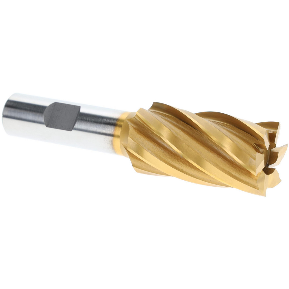 Hertel GH99914223 Square End Mill: 1" Dia, 6 Flutes, 1-7/8" LOC, High Speed Steel, 30 &deg; Helix Image