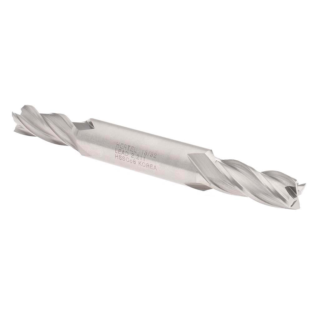 Hertel E2053026 Square End Mill: 13/32" Dia, 1" LOC, 4 Flutes, Cobalt Image