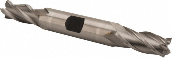 Hertel E2053028 Square End Mill: 7/16 Dia, 1 LOC, 1/2 Shank Dia, 4-1/8 OAL, 4 Flutes, Cobalt Image