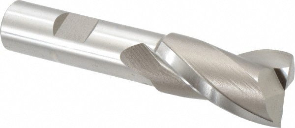 Hertel E2030906 Square End Mill: 7/8 Dia, 1-1/2 LOC, 5/8 Shank Dia, 3-5/8 OAL, 2 Flutes, Cobalt Image