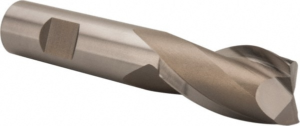 Hertel E299915970 Square End Mill: 7/8 Dia, 1-1/2 LOC, 3/4 Shank Dia, 3-3/4 OAL, 2 Flutes, Cobalt Image