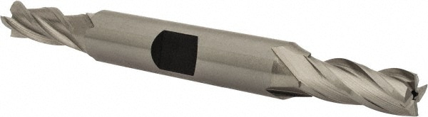 Hertel E2051018 Square End Mill: 9/32 Dia, 11/16 LOC, 3/8 Shank Dia, 3-3/8 OAL, 4 Flutes, Cobalt Image